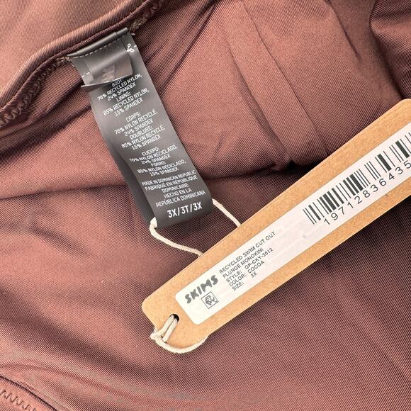 Skims Brown Recycled Swim Cut Out Plunge Monokini Swimsuit Size 3X NWT - Picture 5 of 5